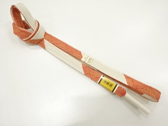 JAPANESE KIMONO / UNUSED HAND-TIED OBIJIME